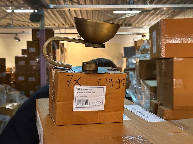 Pallet partij woondecoratie – mix van lampen, vazens & decoratie (partijhandel) - afbeelding 3 van  3