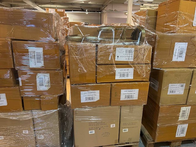 Pallet partij woondecoratie – mix van lampen, vazens & decoratie (partijhandel) - afbeelding 1 van  3