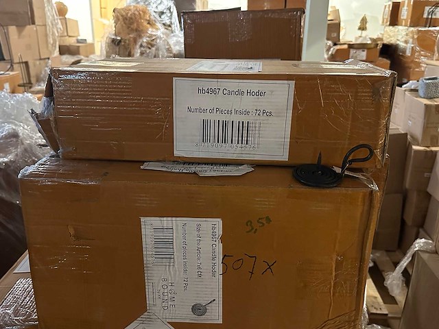 Pallet partij woondecoratie – mix van lampen, vazens & decoratie (partijhandel) - afbeelding 4 van  4