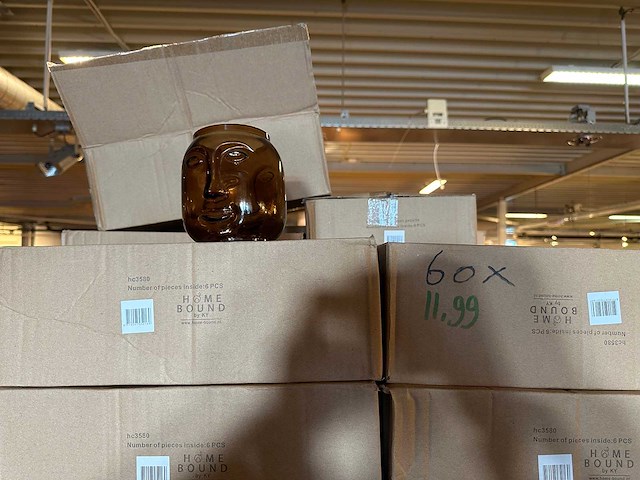 Pallet partij woondecoratie – mix van lampen, vazens & decoratie (partijhandel) - afbeelding 2 van  3