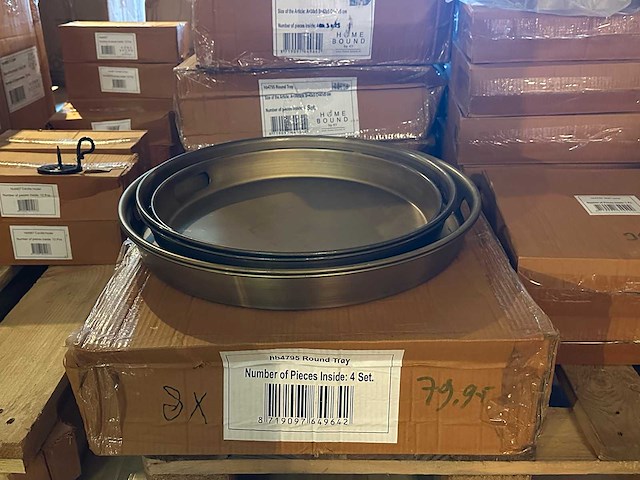 Pallet partij woondecoratie – mix van lampen, vazens & decoratie (partijhandel) - afbeelding 1 van  3