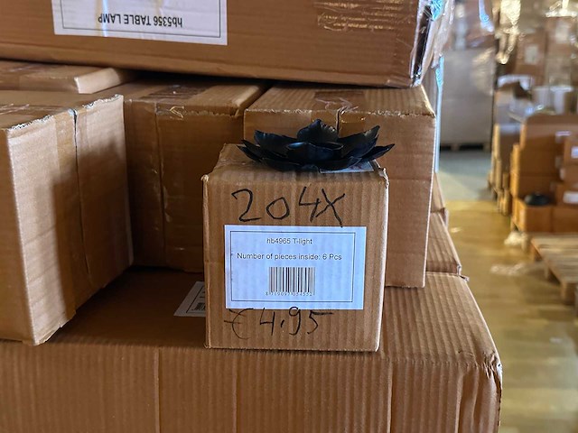 Pallet partij woondecoratie – mix van lampen, vazens & decoratie (partijhandel) - afbeelding 5 van  5
