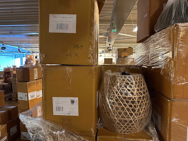 Pallet partij woondecoratie – mix van lampen, vazens & decoratie (partijhandel) - afbeelding 3 van  3