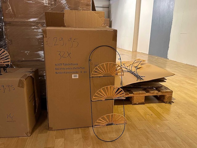 Pallet partij woondecoratie – mix van lampen, vazens & decoratie (partijhandel) - afbeelding 3 van  4