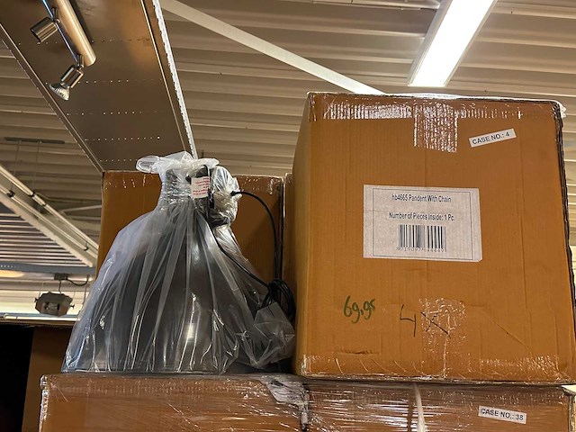 Pallet partij woondecoratie – mix van lampen, vazens & decoratie (partijhandel) - afbeelding 4 van  4