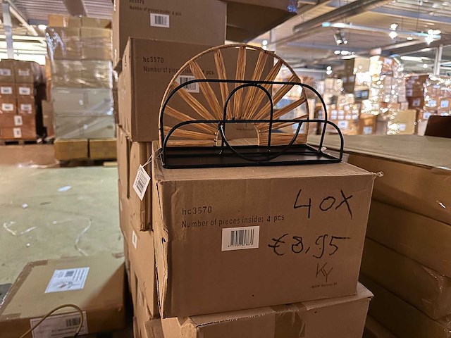 Pallet partij woondecoratie – mix van lampen, vazens & decoratie (partijhandel) - afbeelding 5 van  6