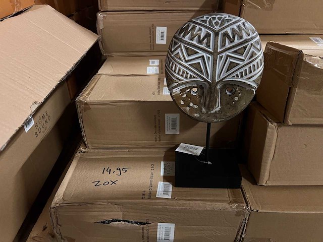 Pallet partij woondecoratie – mix van lampen, vazens & decoratie (partijhandel) - afbeelding 2 van  5