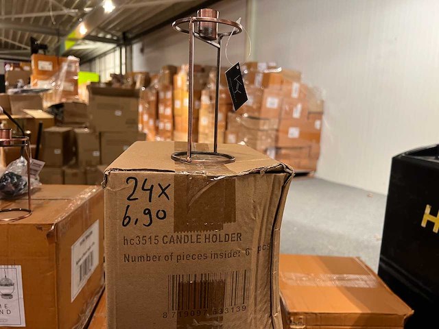 Pallet partij woondecoratie – mix van lampen, vazens & decoratie (partijhandel) - afbeelding 2 van  4