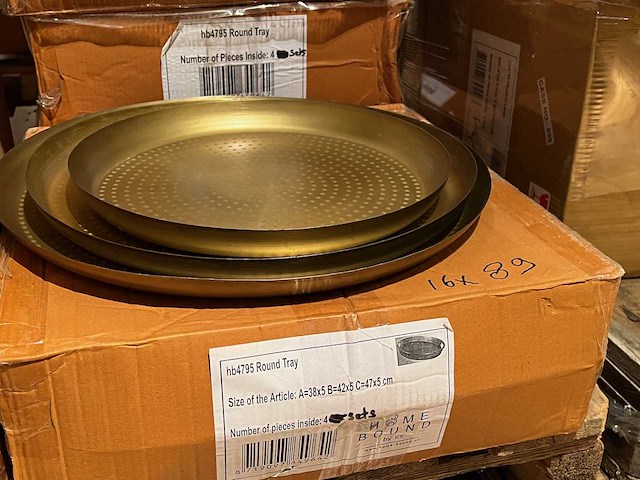 Pallet partij woondecoratie – mix van lampen, vazens & decoratie (partijhandel) - afbeelding 2 van  8