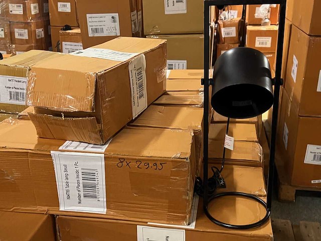 Pallet partij woondecoratie – mix van lampen, vazens & decoratie (partijhandel) - afbeelding 5 van  8