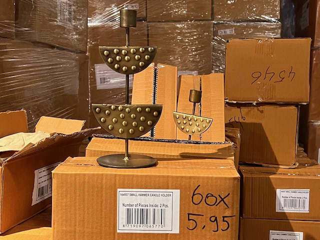 Pallet partij woondecoratie – mix van lampen, vazens & decoratie (partijhandel) - afbeelding 3 van  4