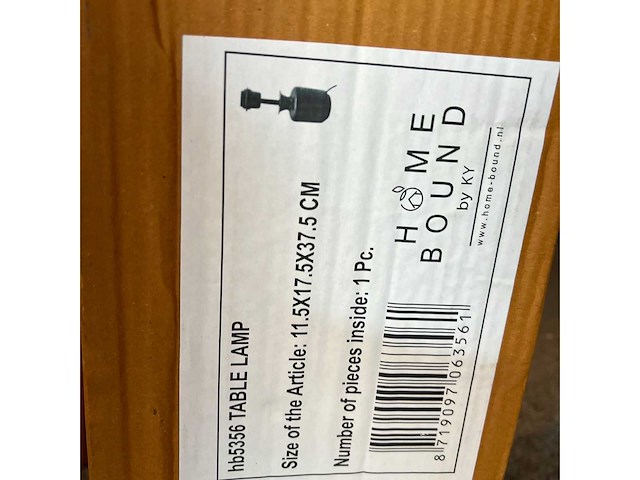 Pallet partij woondecoratie – mix van lampen, vazens & decoratie (partijhandel) - afbeelding 24 van  35