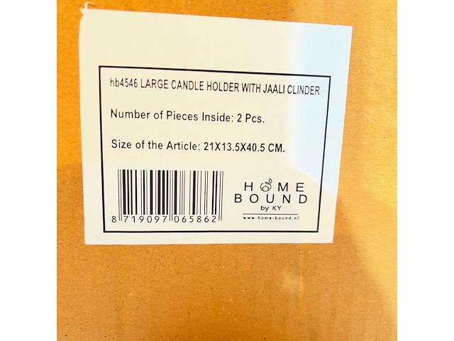 Pallet partij woondecoratie – mix van lampen, vazens & decoratie (partijhandel) - afbeelding 32 van  35