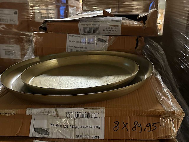 Pallet partij woondecoratie – mix van lampen, vazens & decoratie (partijhandel) - afbeelding 3 van  5