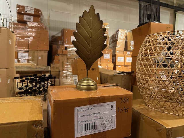 Pallet partij woondecoratie – mix van lampen, vazens & decoratie (partijhandel) - afbeelding 5 van  5