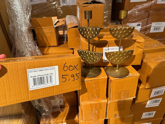 Pallet partij woondecoratie – mix van lampen, vazens & decoratie (partijhandel) - afbeelding 1 van  7