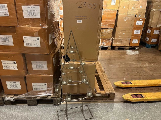 Pallet partij woondecoratie – mix van lampen, vazens & decoratie (partijhandel) - afbeelding 2 van  5