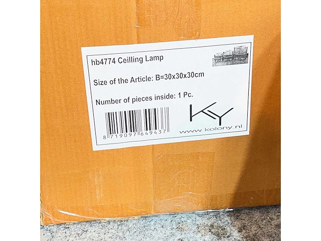 Pallet partij woondecoratie – mix van lampen, vazens & decoratie (partijhandel) - afbeelding 3 van  15