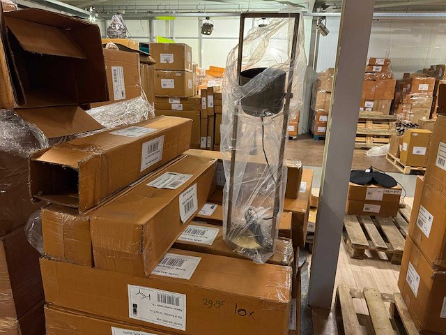 Pallet partij woondecoratie – mix van lampen, vazens & decoratie (partijhandel) - afbeelding 4 van  6