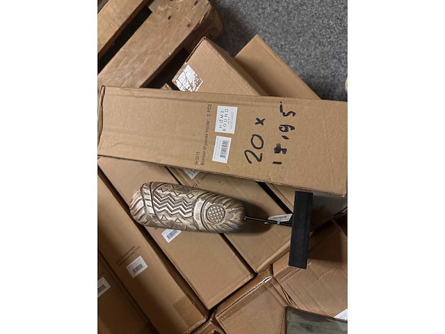 Pallet partij woondecoratie – mix van lampen, vazens & decoratie (partijhandel) - afbeelding 4 van  4