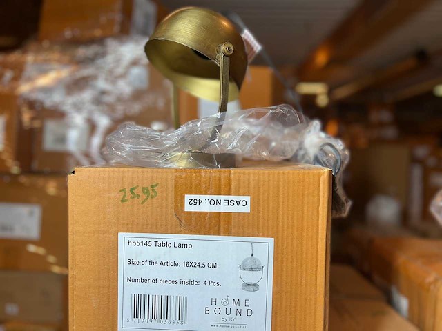 Pallet partij woondecoratie – mix van lampen, vazens & decoratie (partijhandel) - afbeelding 3 van  6