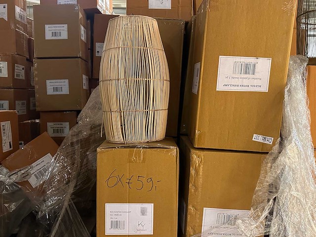 Pallet partij woondecoratie – mix van lampen, vazens & decoratie (partijhandel) - afbeelding 1 van  3