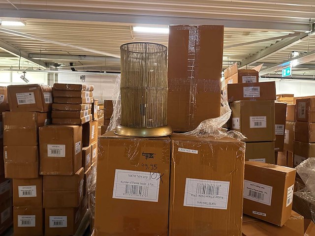 Pallet partij woondecoratie – mix van lampen, vazens & decoratie (partijhandel) - afbeelding 2 van  4