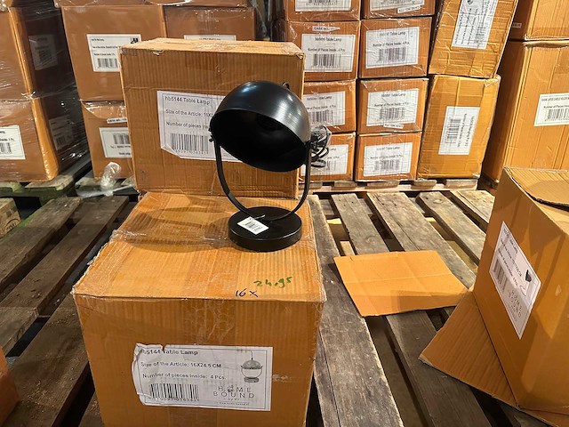 Pallet partij woondecoratie – mix van lampen, vazens & decoratie (partijhandel) - afbeelding 4 van  5