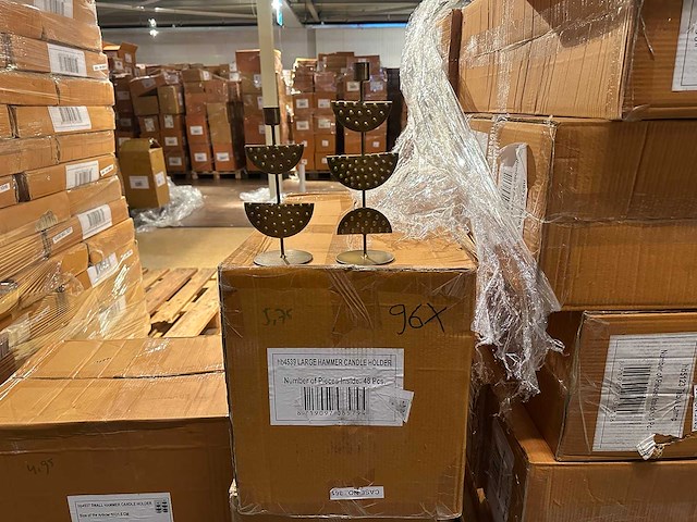Pallet partij woondecoratie – mix van lampen, vazens & decoratie (partijhandel) - afbeelding 2 van  5