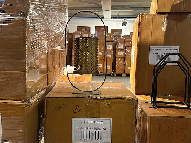 Pallet partij woondecoratie – mix van lampen, vazens & decoratie (partijhandel) - afbeelding 3 van  5