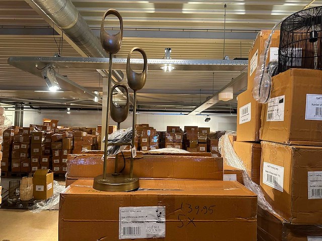 Pallet partij woondecoratie – mix van lampen, vazens & decoratie (partijhandel) - afbeelding 4 van  5