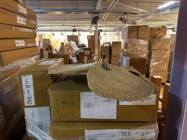 Pallet partij woondecoratie – mix van lampen, vazens & decoratie (partijhandel) - afbeelding 2 van  3