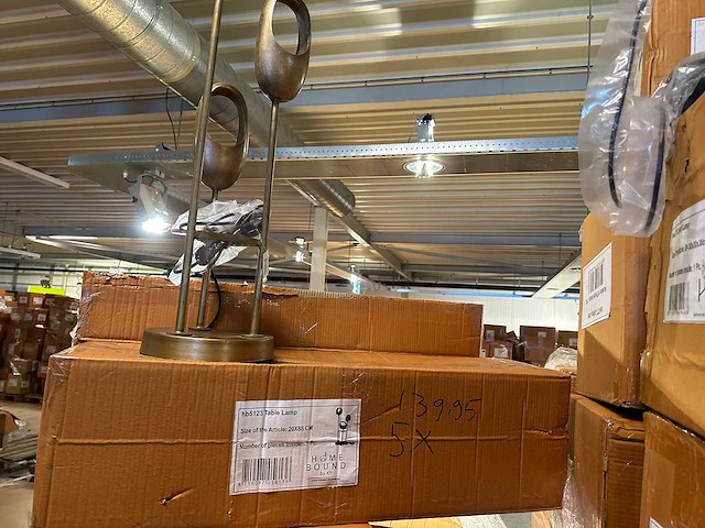 Pallet partij woondecoratie – mix van lampen, vazens & decoratie (partijhandel) - afbeelding 3 van  5