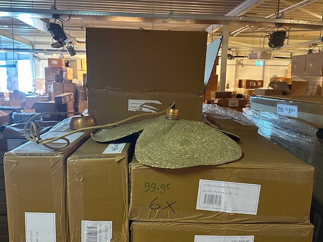 Pallet partij woondecoratie – mix van lampen, vazens & decoratie (partijhandel) - afbeelding 5 van  5