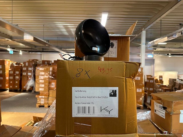 Pallet partij woondecoratie – mix van lampen, vazens & decoratie (partijhandel) - afbeelding 3 van  3