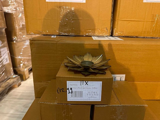 Pallet partij woondecoratie – mix van lampen, vazens & decoratie (partijhandel) - afbeelding 2 van  3