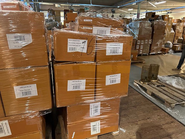 Pallet partij woondecoratie – mix van lampen, vazens & decoratie (partijhandel) - afbeelding 1 van  6