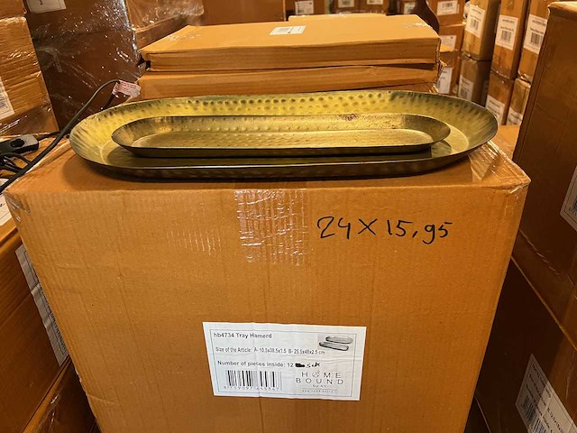 Pallet partij woondecoratie – mix van lampen, vazens & decoratie (partijhandel) - afbeelding 1 van  5