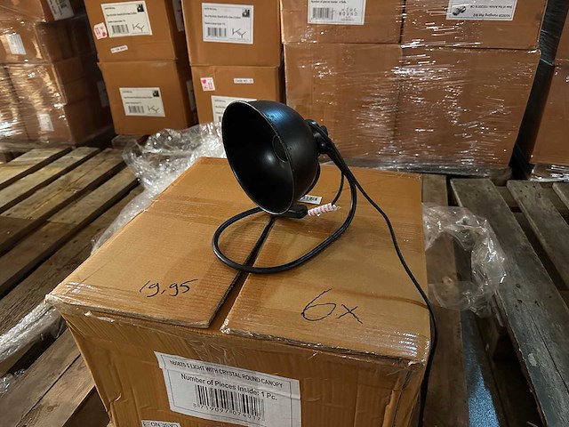 Pallet partij woondecoratie – mix van lampen, vazens & decoratie (partijhandel) - afbeelding 4 van  6