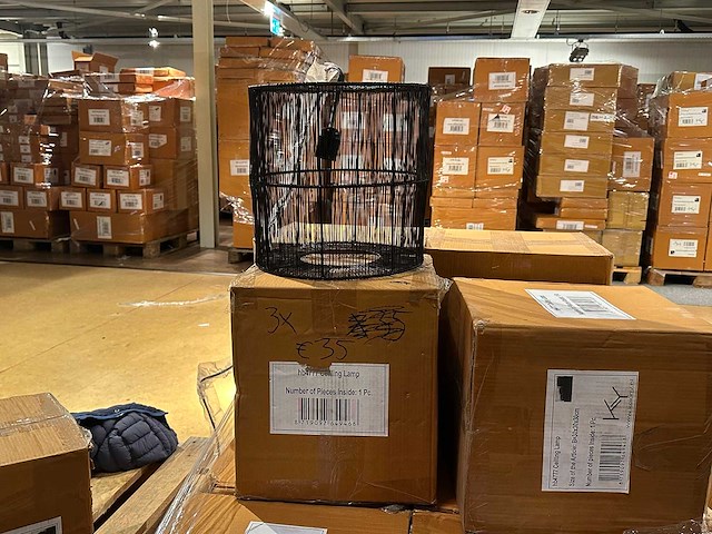 Pallet partij woondecoratie – mix van lampen, vazens & decoratie (partijhandel) - afbeelding 5 van  6