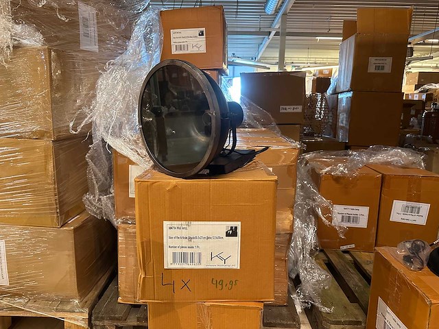 Pallet partij woondecoratie – mix van lampen, vazens & decoratie (partijhandel) - afbeelding 2 van  4