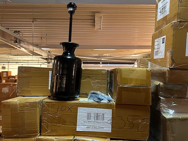 Pallet partij woondecoratie – mix van lampen, vazens & decoratie (partijhandel) - afbeelding 4 van  4