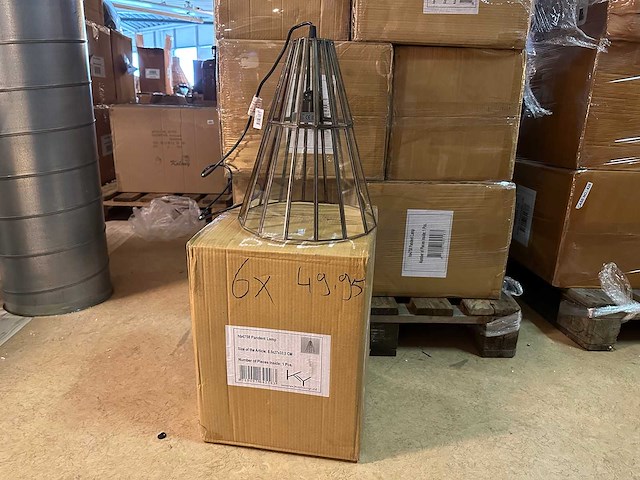 Pallet partij woondecoratie – mix van lampen, vazens & decoratie (partijhandel) - afbeelding 3 van  4