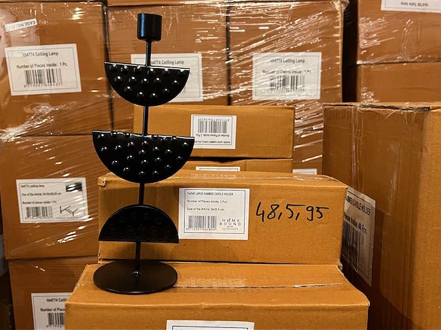 Pallet partij woondecoratie – mix van lampen, vazens & decoratie (partijhandel) - afbeelding 7 van  7