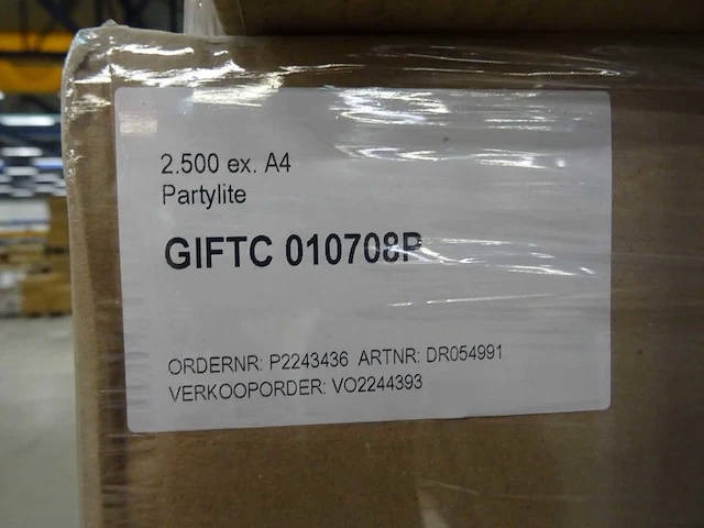 Pallet partylite vouchers (2x) - afbeelding 2 van  3