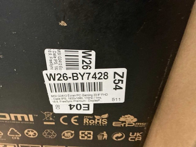 Pallet pc schermen / monitors retourgoederen - 13 items - afbeelding 5 van  8