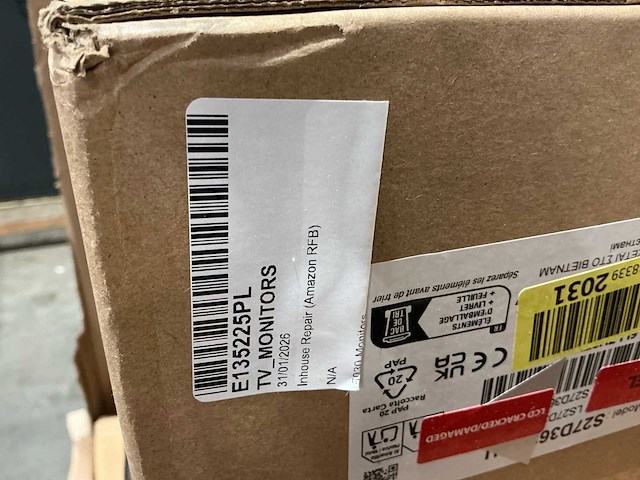 Pallet pc schermen / monitors retourgoederen - 16 items - afbeelding 5 van  8