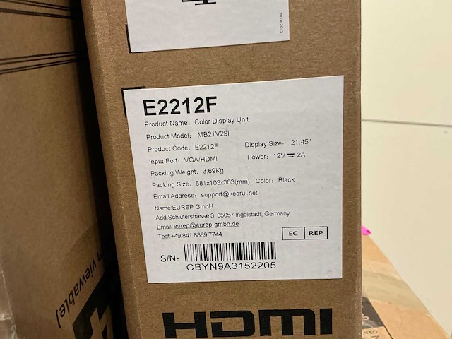 Pallet pc schermen / monitors retourgoederen - 16 items - afbeelding 3 van  8