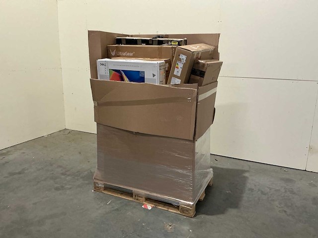 Pallet pc schermen / monitors retourgoederen - 18 items - afbeelding 1 van  9