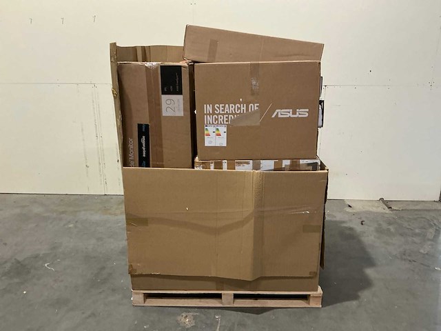 Pallet pc schermen / monitors retourgoederen - 19 items - afbeelding 2 van  7